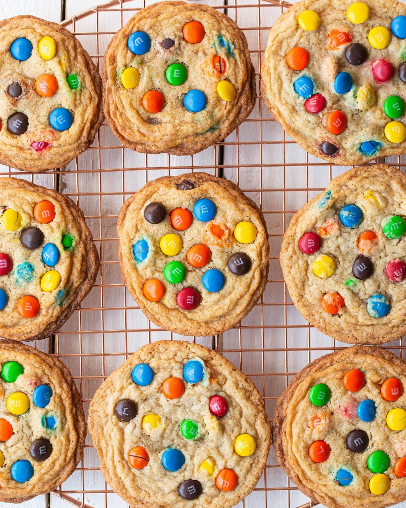 Easy M&M Cookies {From Scratch!} - Spend With Pennies