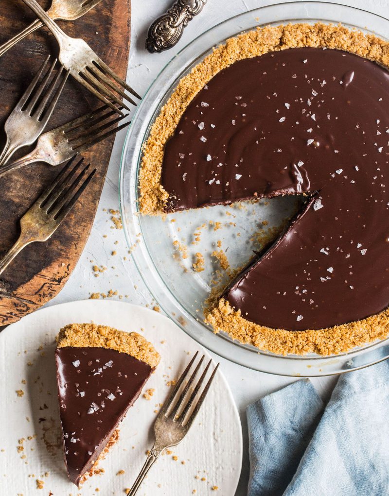 Chocolate Ganache Pie | Eitan Bernath